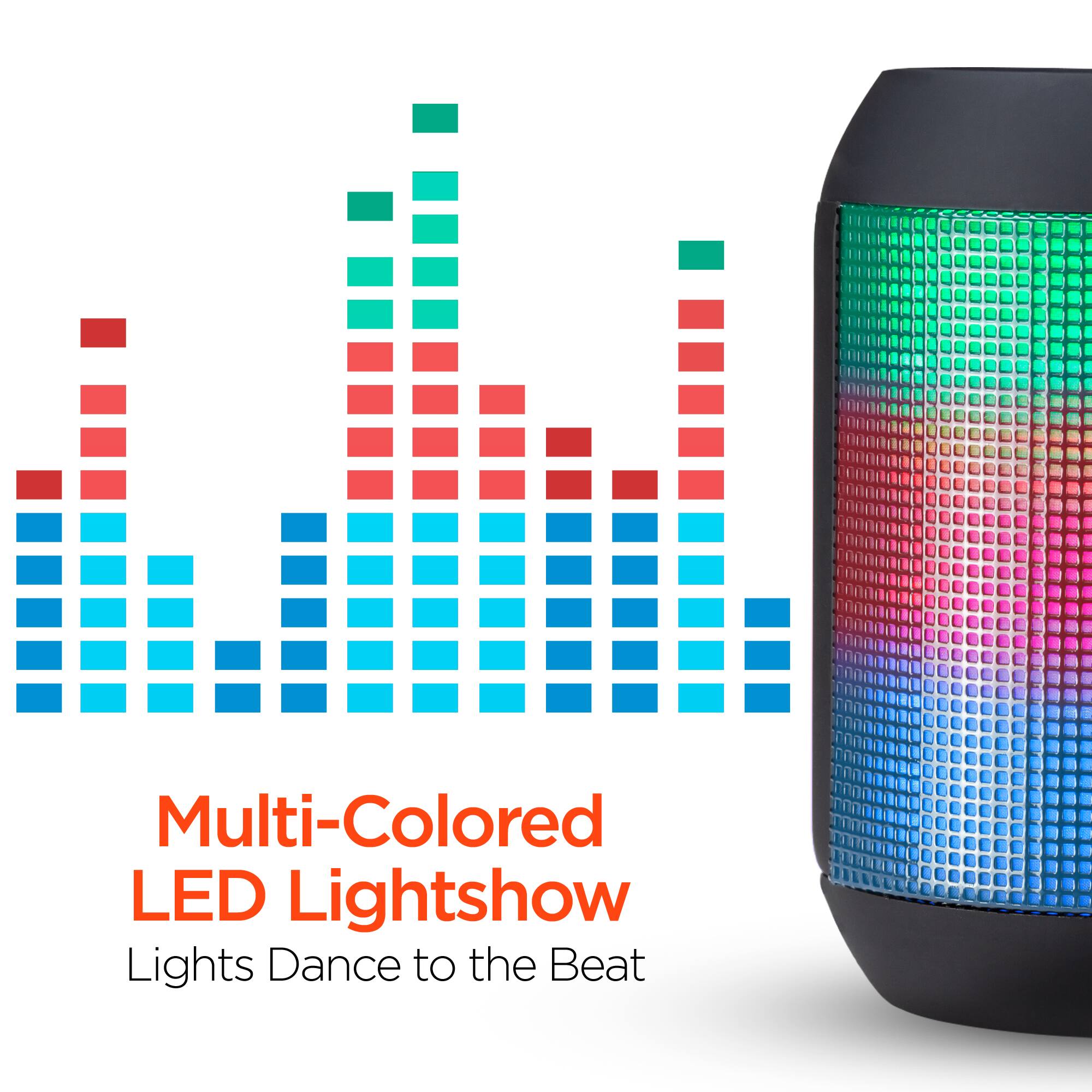 Multi-Colored LED Lightshow  
Lights Dance to the Beat