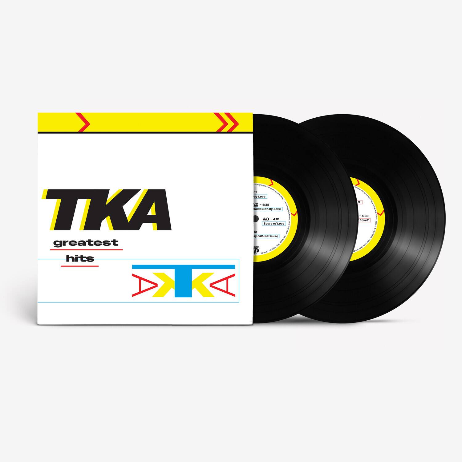 TKA  
greatest hits  

A1 - 4:28  
A2 - 4:01  
B1 - 4:38  
B2 - 4:38