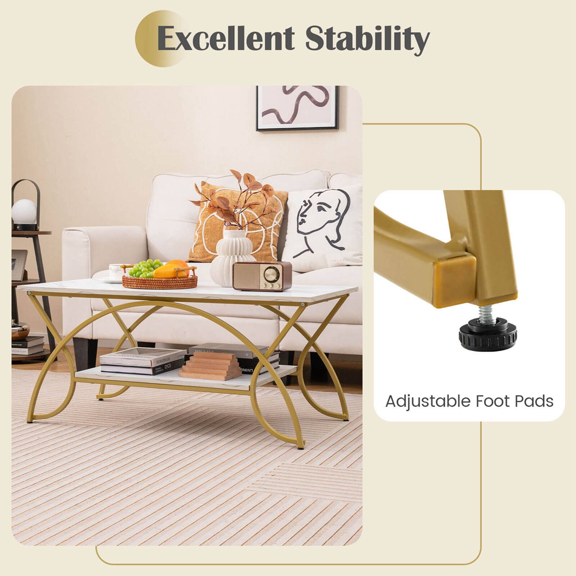 Excellent Stability Adjustable Foot Pads