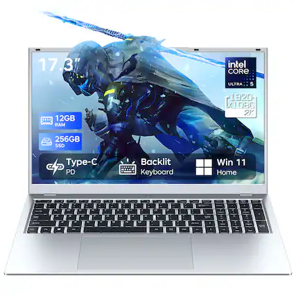 17.3"
Intel Core Ultra 5
12GB RAM
1920 x 1080 2K
256GB SSD
Type-C PD
Backlit Keyboard
Win 11 Home