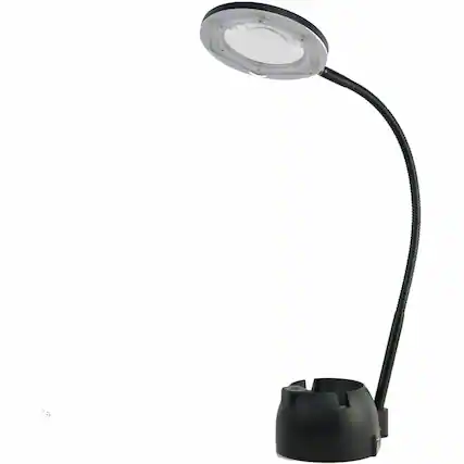 Front. Advantus - Victory Light 3 Diopter Magnifier Lamp 15.7" Height 3 W LED Bulb USB Charging.