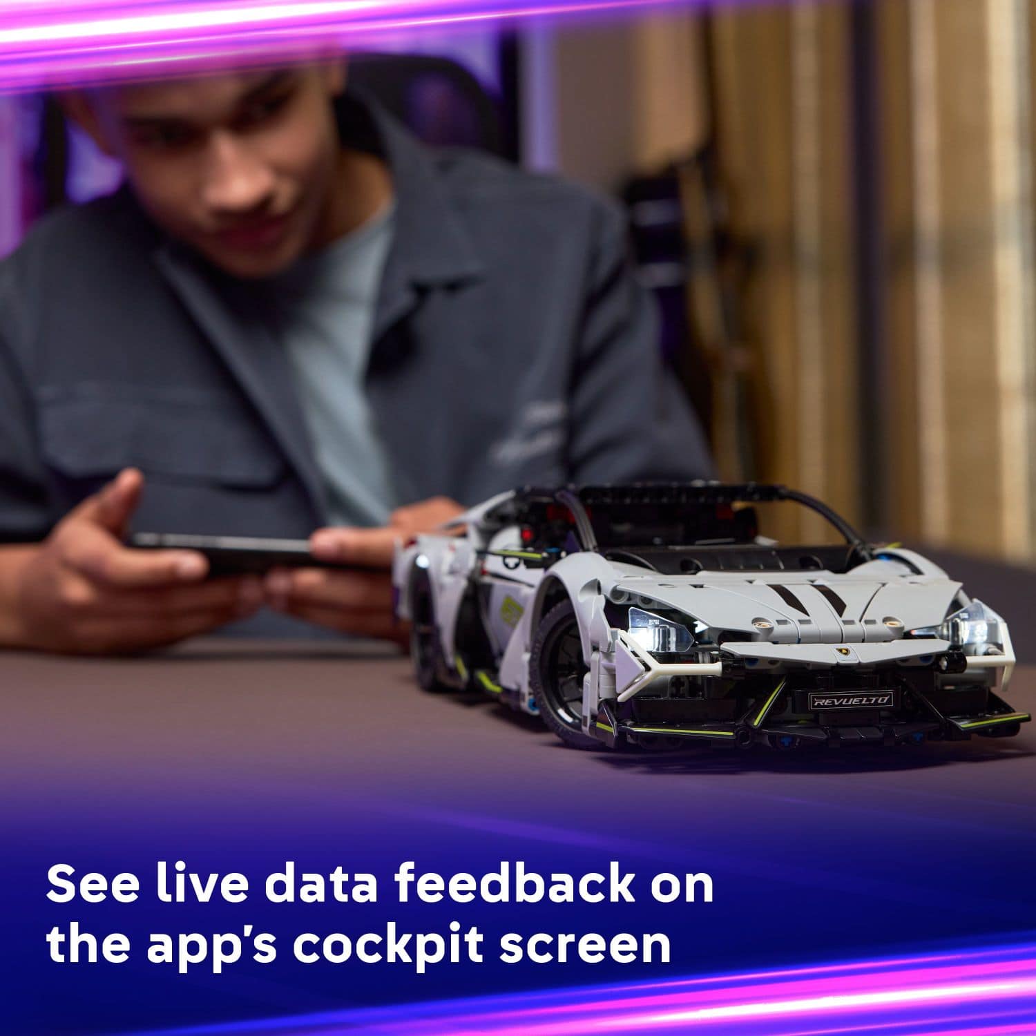 REVUELTO, See live data feedback on the app's cockpit screen