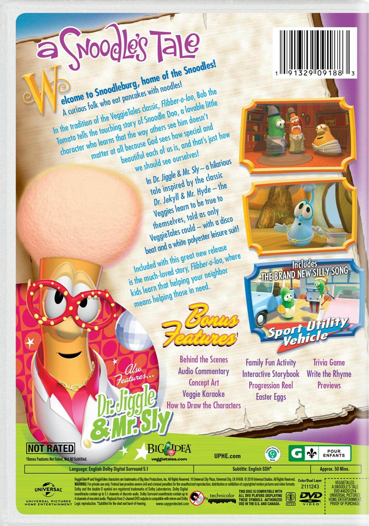 VeggieTales: A Snoodle's Tale [DVD] [Standard] - Best Buy