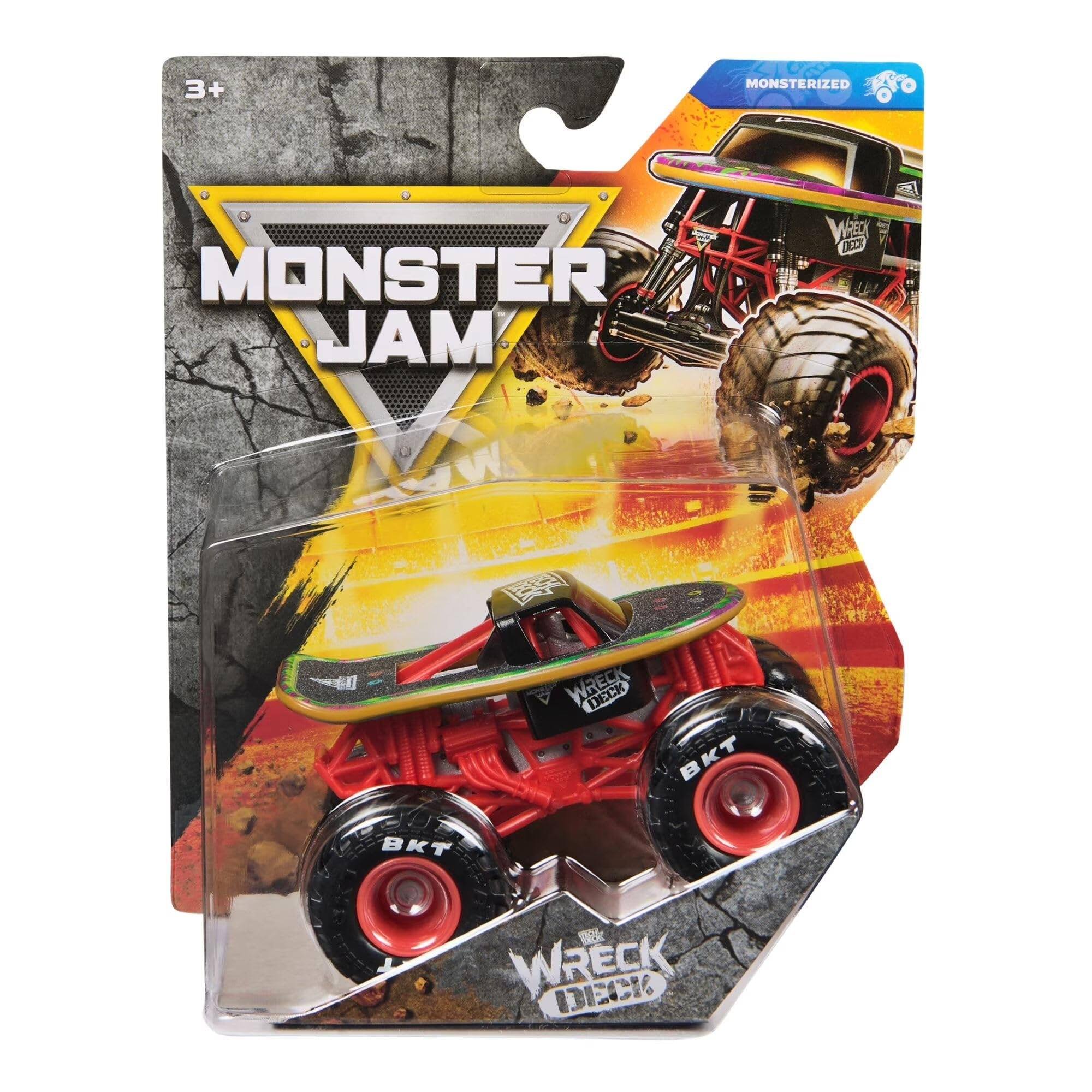 3+ MONSTER JAM MONSTERIZED  
WRECK DECK  
BKT