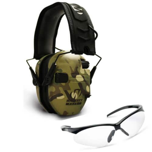 Walkers - Walker’s Razor Slim Electronic Muff (MultiCam) with Shooting Glasses (Clear) - Camouflage price history on PriceWatchPro