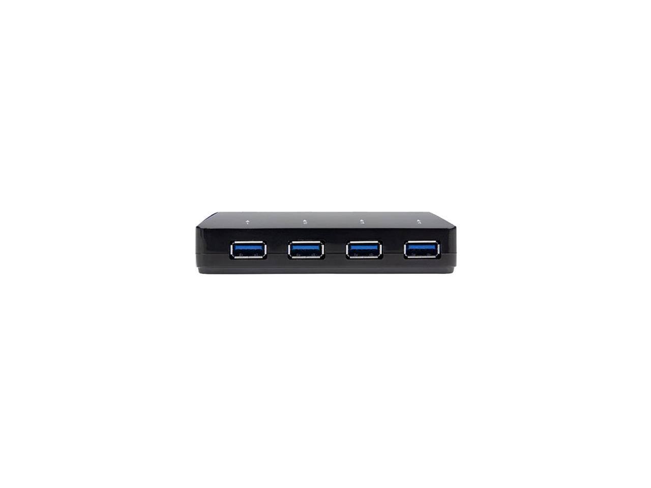 Alt View 1. StarTech.com - StarTech.com ST53004U1C 4-Port USB 3.0 Hub plus Dedicated Charging Port - 1 x 2.4A Port.