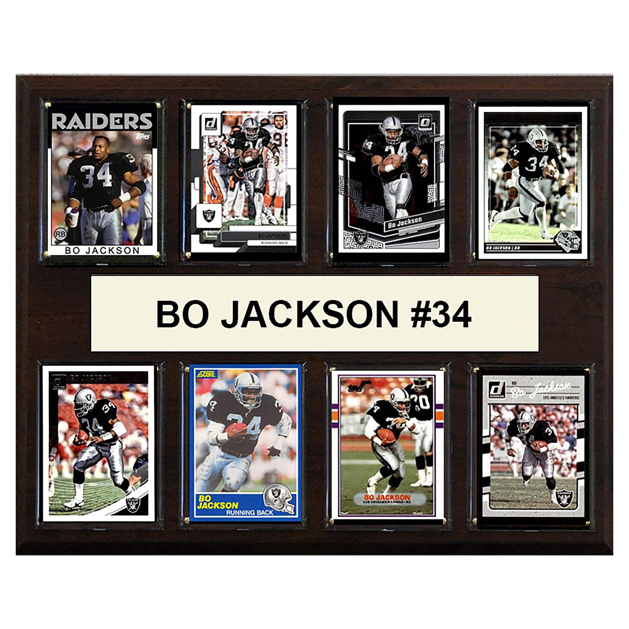 "C&I Collectibles - Bo Jackson Las Vegas Raiders 12"" x 15"" Trading Card Plaque - Multicolor" price history on PriceWatchPro