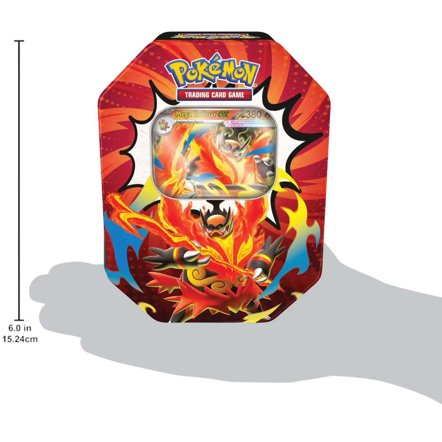 Pokémon Trading Card Game  
2 Mega Emboar ex 380 Evolves from Emboar  
6.0 in 15.24cm