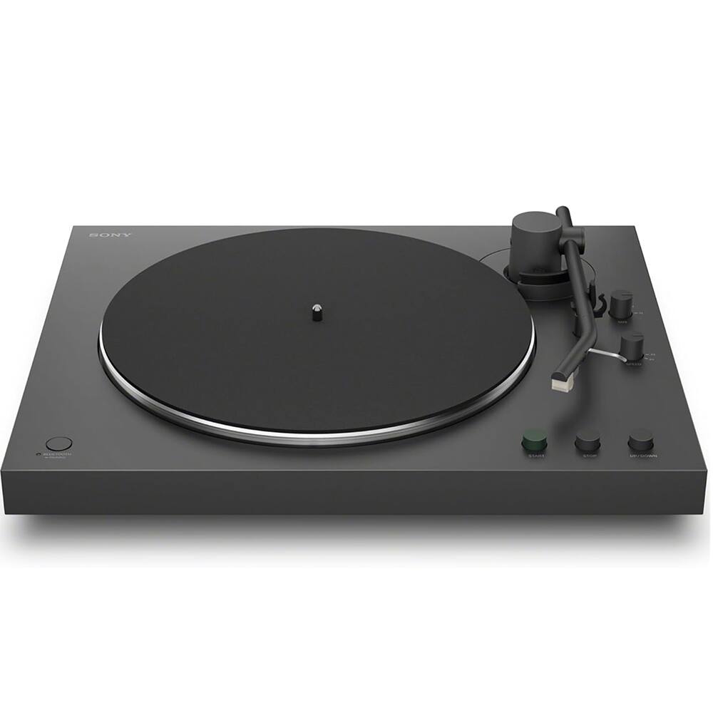 Left. Sony - PS-LX3BT Full Auto Playback Turntable, Bluetooth + Extended Warranty & AT-SP3X Speakers Bundle.