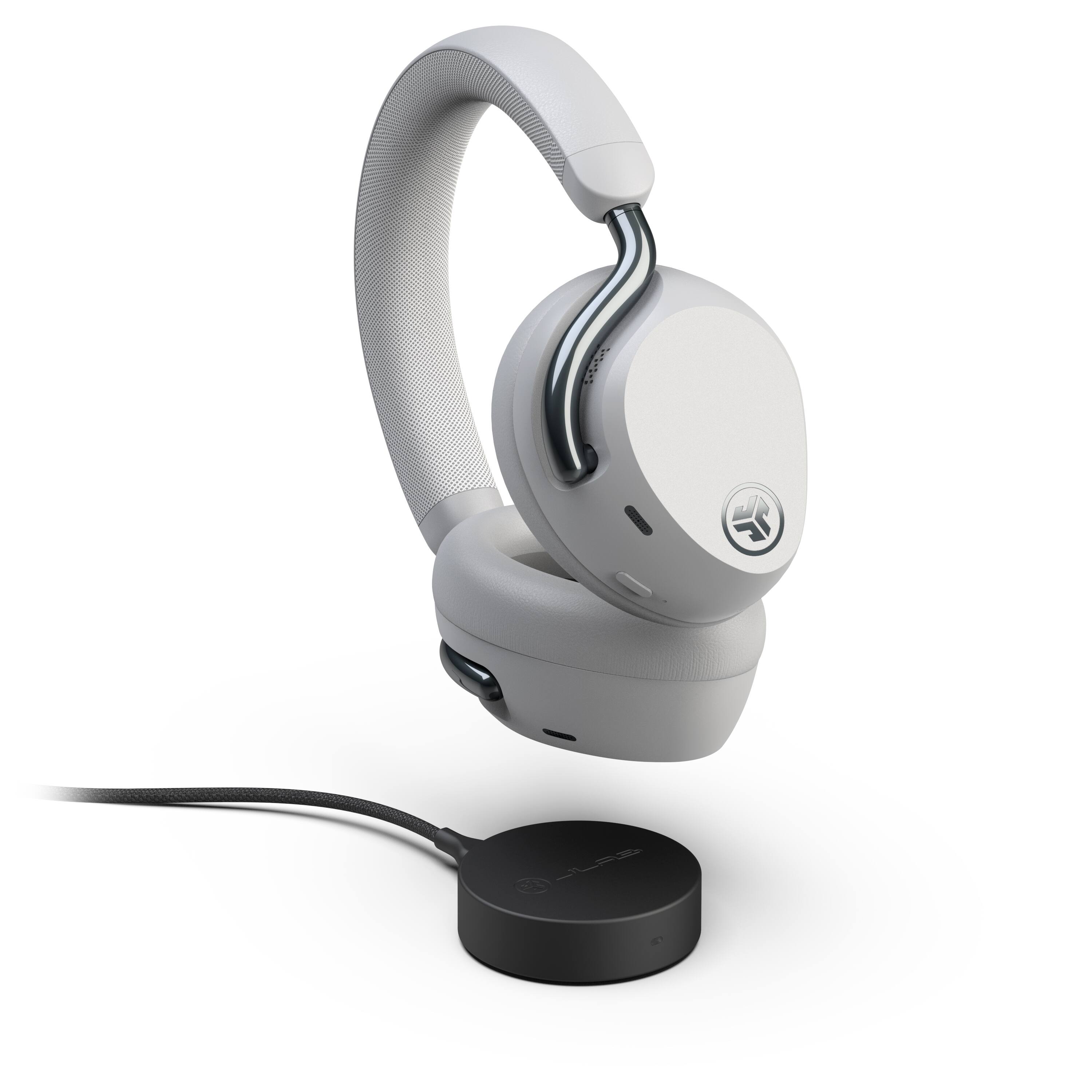 Back. JLab - Epic Lux Lab Edition ANC Wireless Over-Ear Headphones - White.
