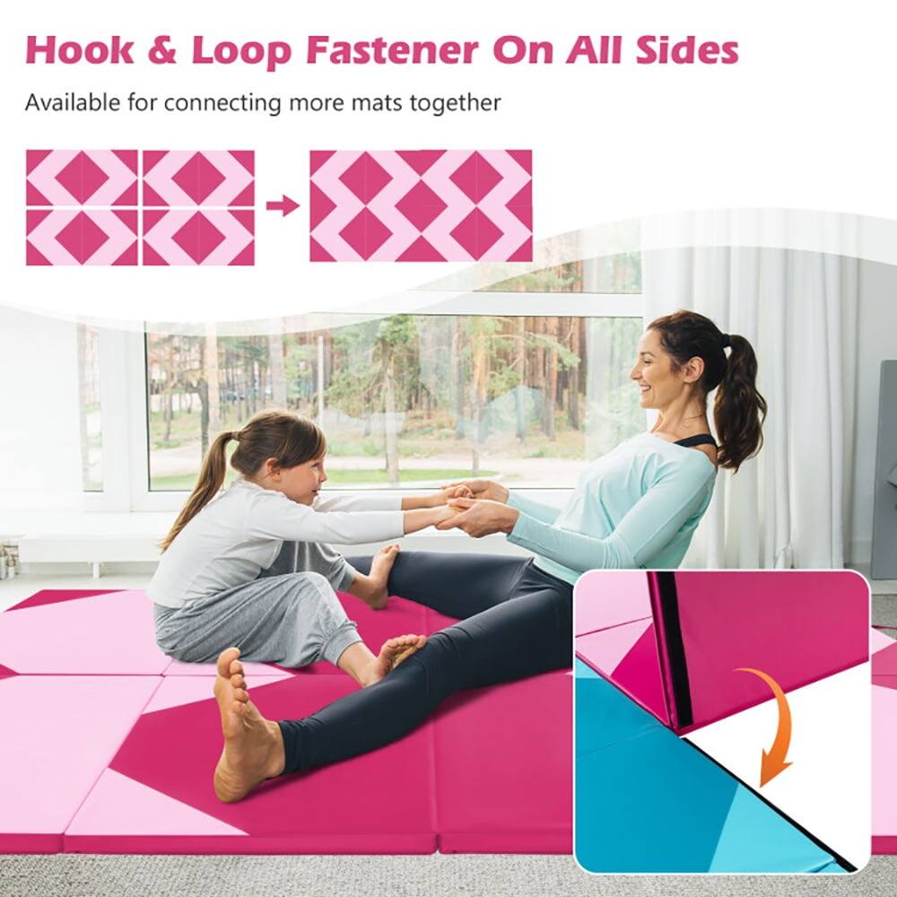 Hook & Loop Fastener On All Sides  
Available for connecting more mats together