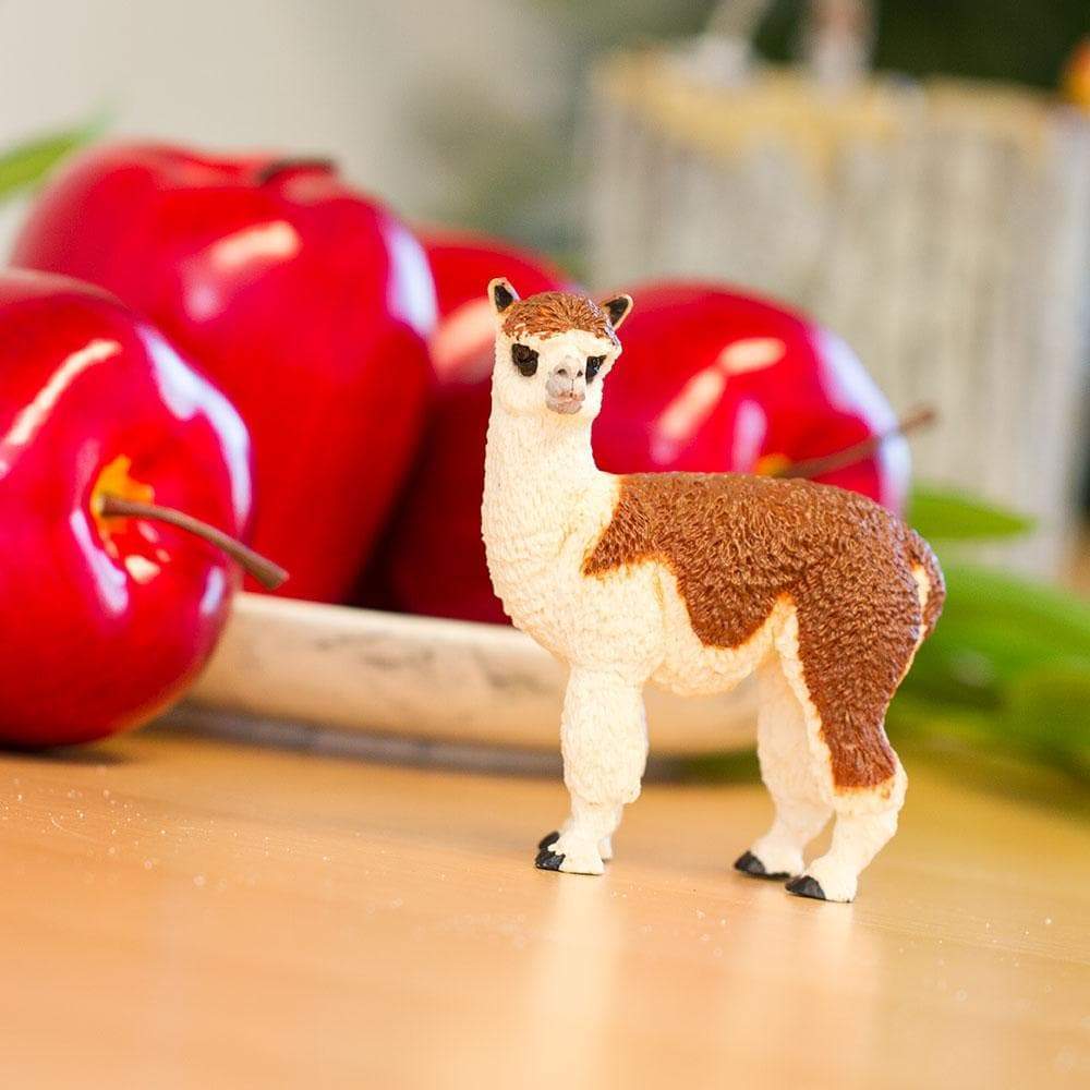 Angle. Safari Ltd. - Alpaca Toy Figurine.