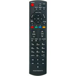 ZdalaMit - Replacement Remote N2QAYB000570 sub N2QAYB000485 N2QAYB000570 for Panasonic TV TC-32LX44S TC-42PX34 TC-60PS34 - Black