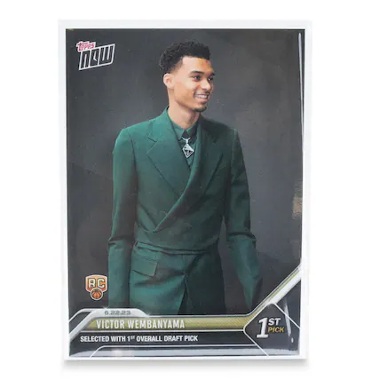 ToPPS nQW RC 6.22.23 VICTOR WEMBANYAMA SELECTED WITH 1ST OVERALL DRAFT PICK ST 1 PICK