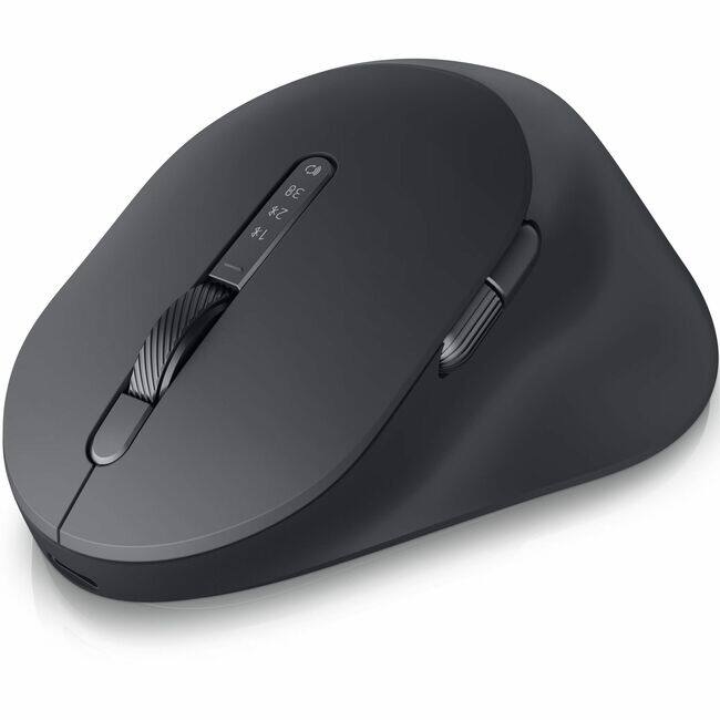 Front. Dell - Dell Premier MS900 Mouse - Wireless - Bluetooth - 2.40 GHz - Rechargeable - Graphite - USB - 8000 dpi - 3 Programmable - Graphite.