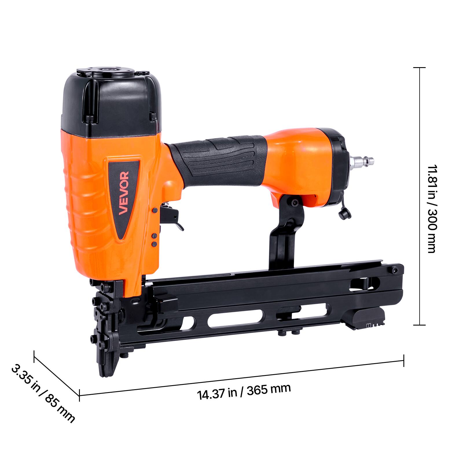 VEVOR 11.81 in / 300 mm  
3.35 in / 85 mm  
14.37 in / 365 mm