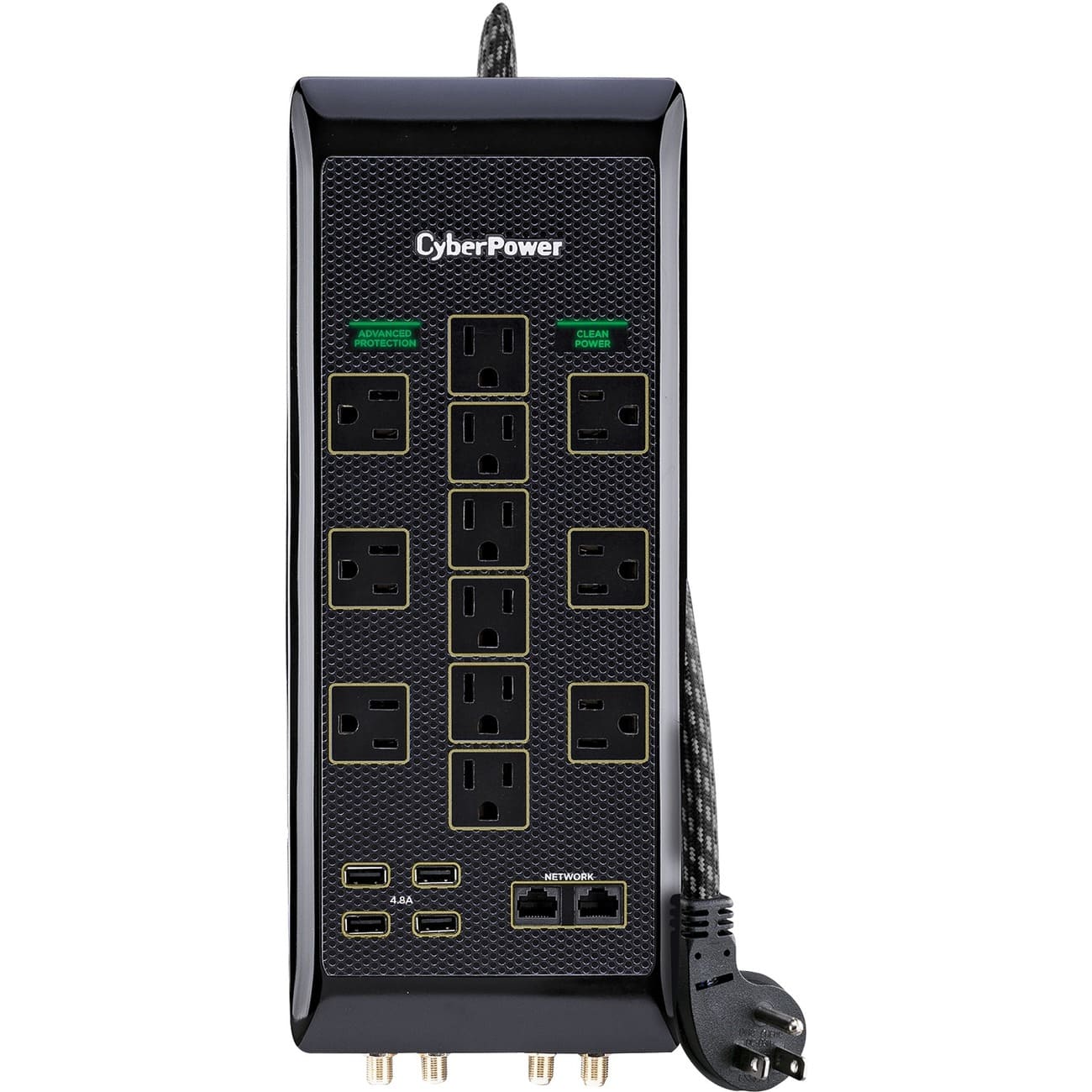 CyberPower - Surge Protector PBJ5UC - Black