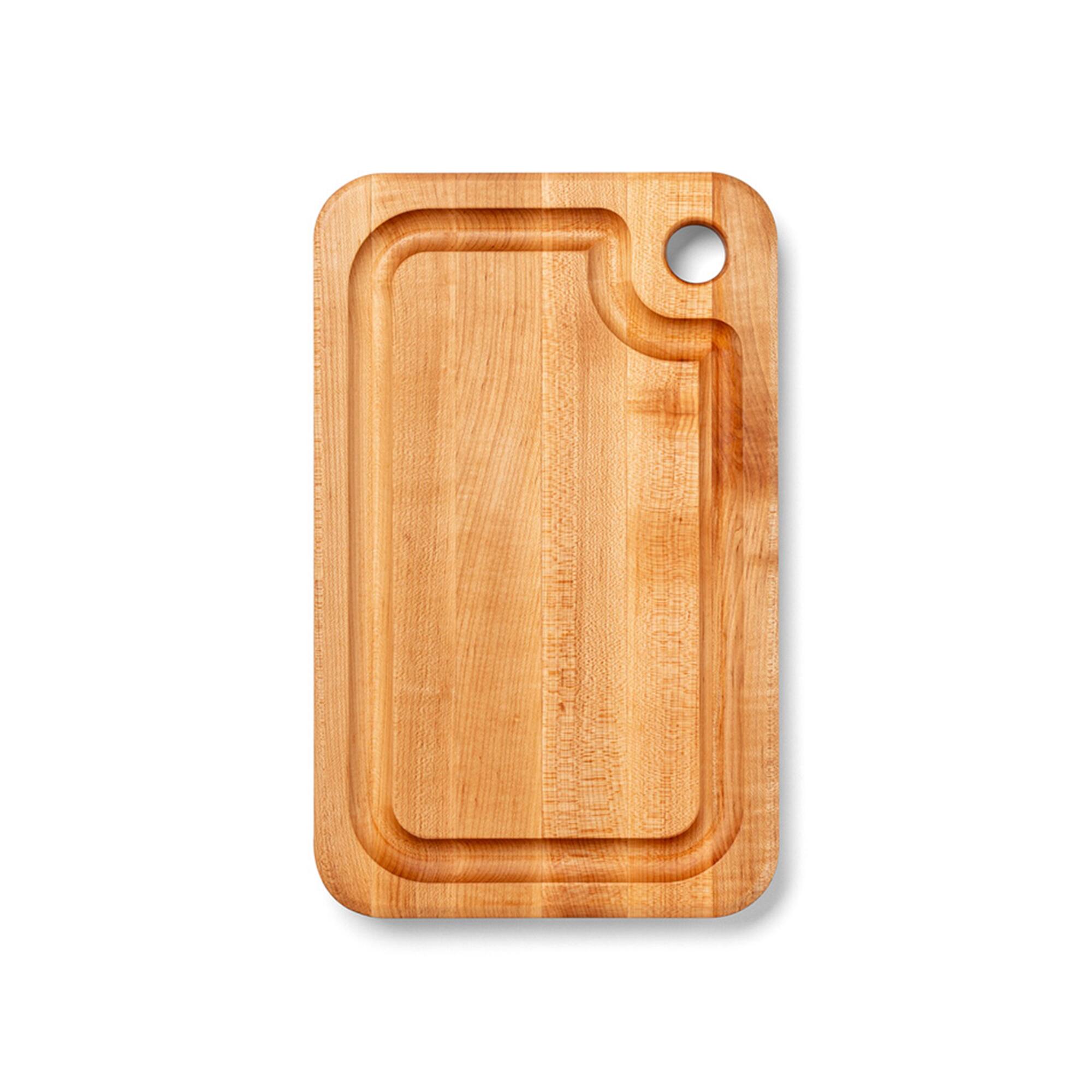 Front. John Boos - John Boos Prestige Maple Wood Edge Grain Kitchen Cutting Board,16" x 10" x 1.25" - Maple.