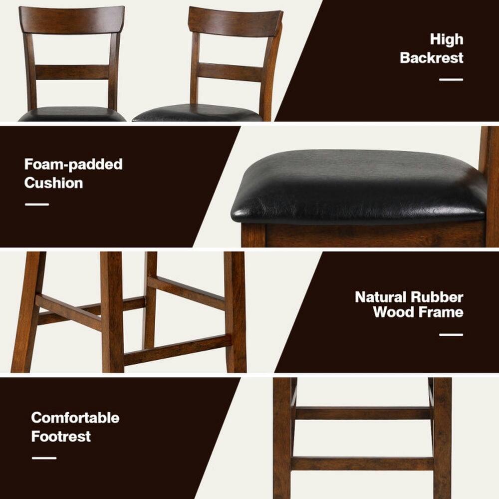 - High Backrest
- Foam-padded Cushion
- Natural Rubber Wood Frame
- Comfortable Footrest