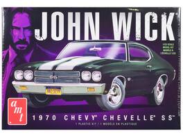 Skill 2 Model Kit 1970 Chevrolet Chevelle SS "John Wick" (2014) Movie 1/25 Scale Model by AMT - Green