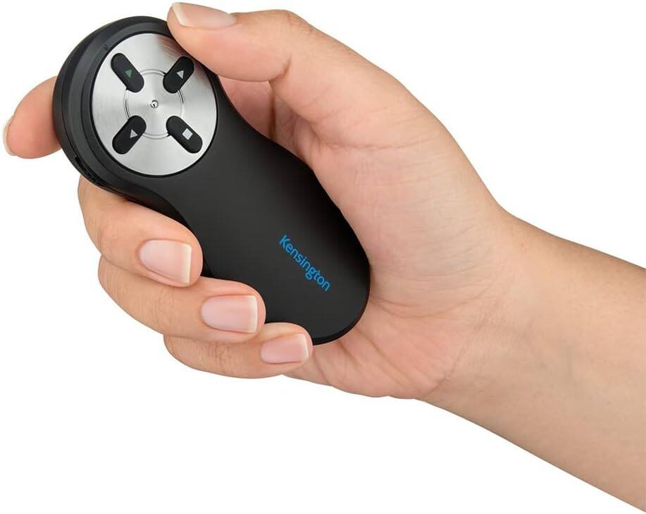 Front. Kensington - Wireless Presenter with Nano Receiver, 65ft Range, AES 128-Bit Encryption, Plug-and-Play, K33271WW.
