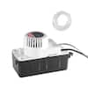 Front. VEVOR - 1/50 HP, 65 GPH,Condensate Removal Pump, 15 ft Lift, 1/2 Gal Tank Automatic AC Condensation Pump - Black,White.
