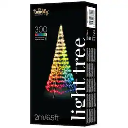 Twinkly - Tree Light Form 300 RGB+W - Black