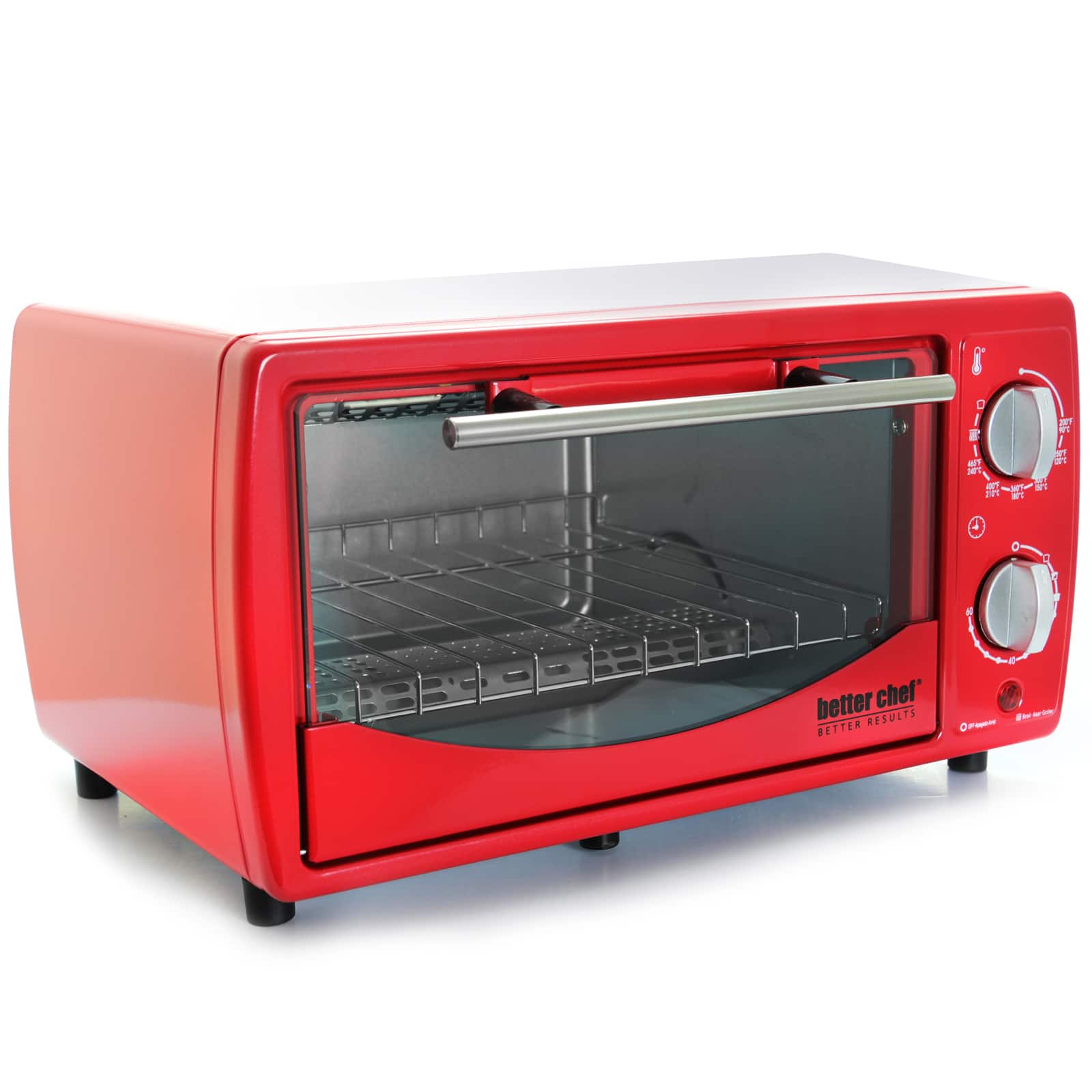 Better Chef - 9 Liter Toaster Oven Broiler - Silver