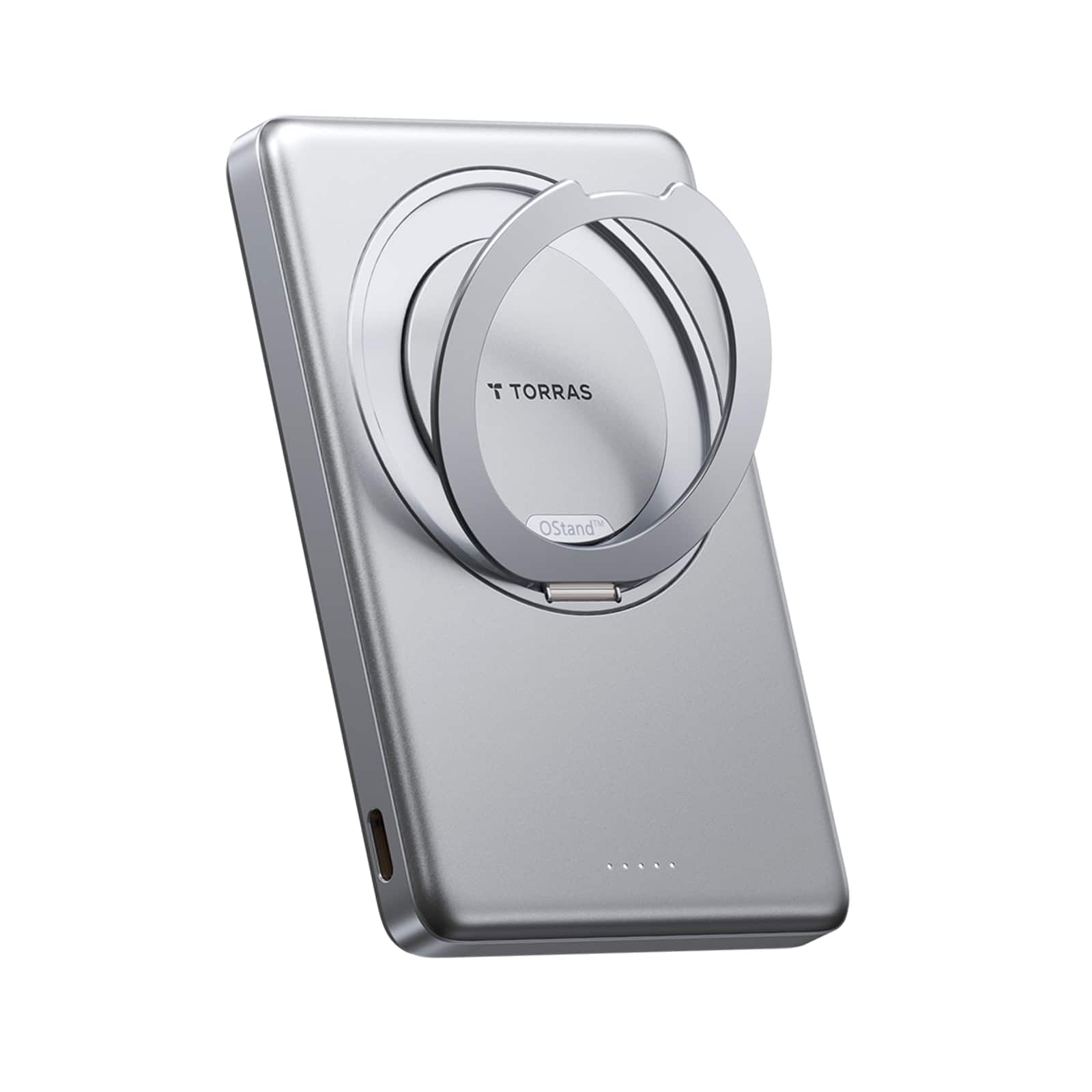 TORRAS - Minimag O-Ring Stand 5,000mAh Magnetic Wireless Power Bank – Ultra-Compact Portable Charger - Gray price history on PriceWatchPro