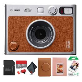 Fujifilm - Instax Mini EVO Hybrid Film Camera (Brown), INSTAX MINI INSTANT FILM