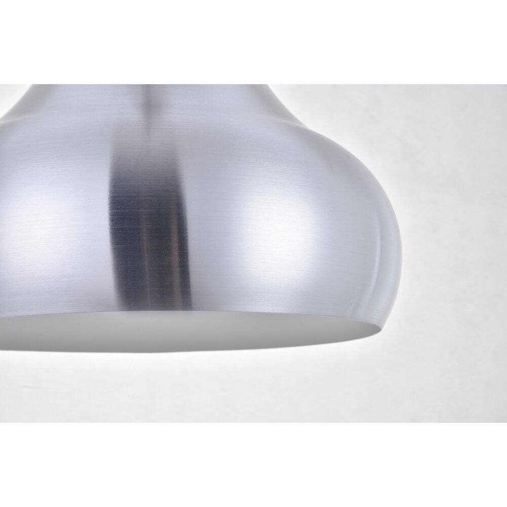 Alt View 2. Living District - Circa 1 Light Burnished Nickel Pendant - Burnished Nickel.