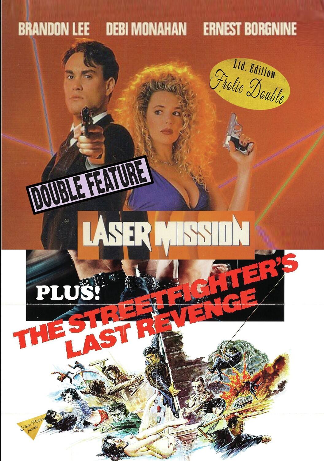 Front. Laser Mission/The Street Fighters Last Revenge   - DVD.