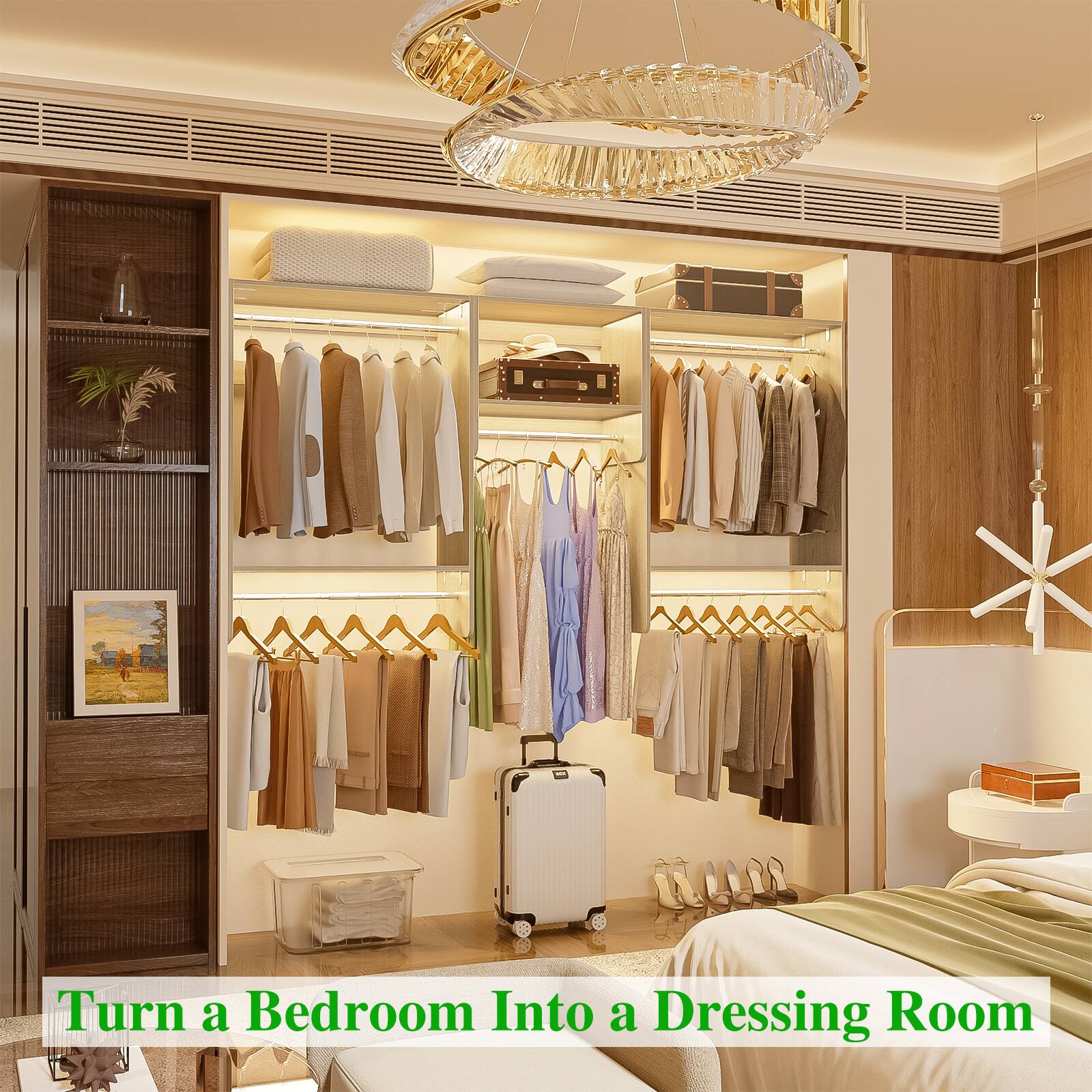Turn a Bedroom Into a Dressing Room