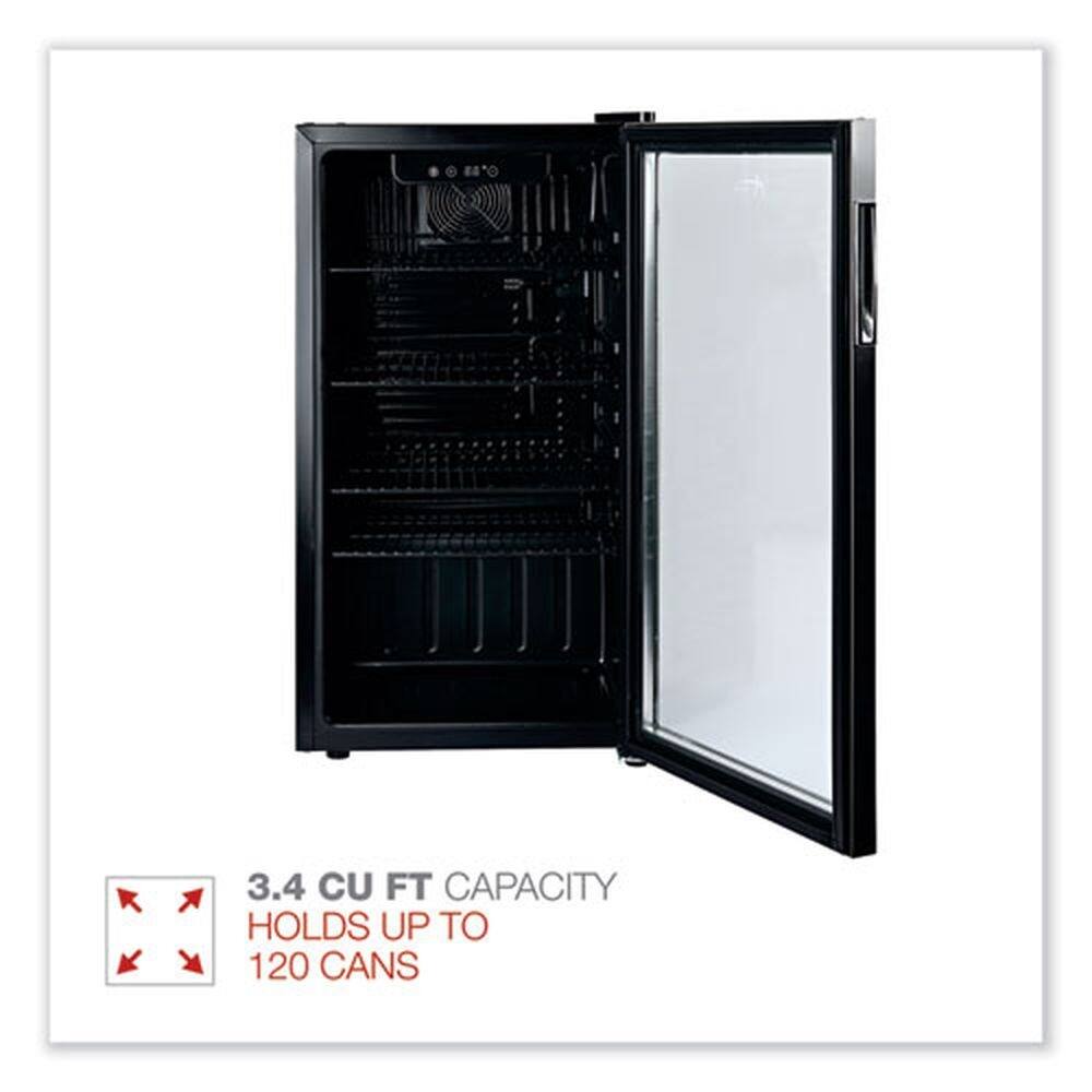 3.4 CU FT CAPACITY  
HOLDS UP TO 120 CANS