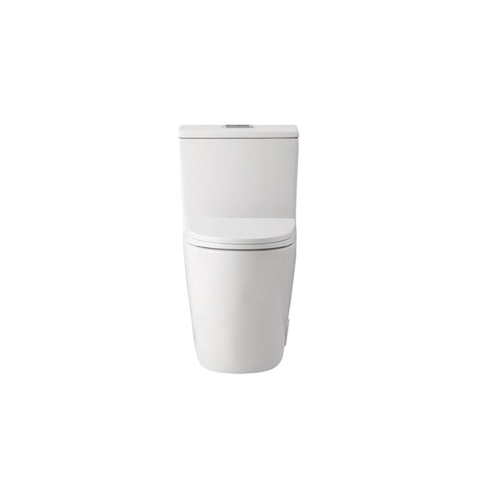 Back. Elegant Kitchen and Bath - Winslet One-piece elongated Toilet 28x16x29 in White - White.