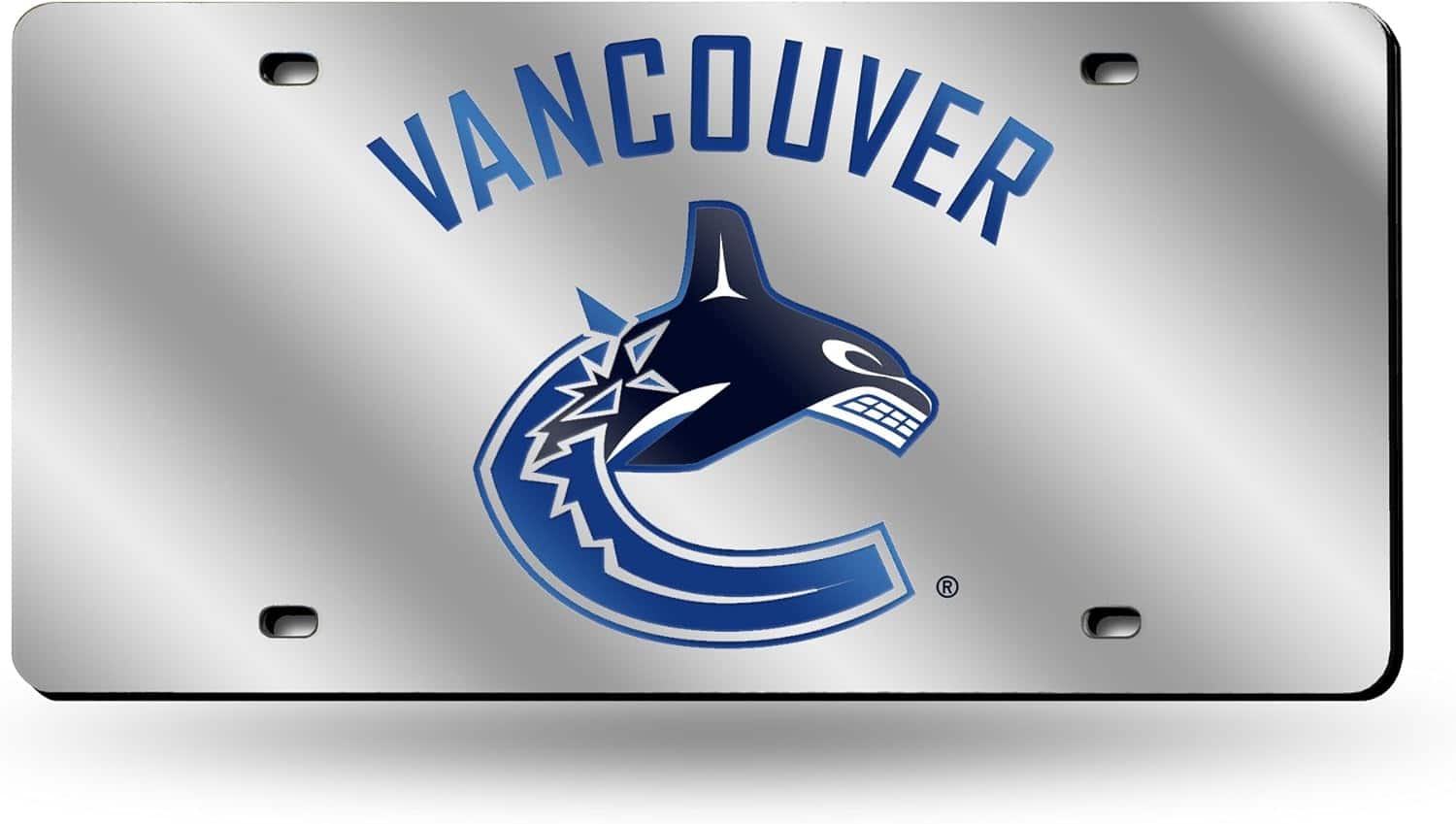 Rico Industries - Vancouver Canucks Acrylic License Plate Laser Tag - Multi