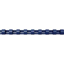 Fellowes - 3/4" Plastic Binding Spine Comb, 150 Sheet Capacity, Navy, 100/Pack (52392) - Blue