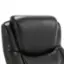 Alt View 11. La-Z-Boy - Delano Big & Tall Bonded Leather Executive Chair - Jet Black/Gray Wood.