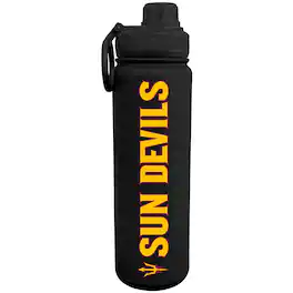 The Fanatic Group - Arizona State Sun Devils 24oz. Logo Stainless Sport Bottle - Black