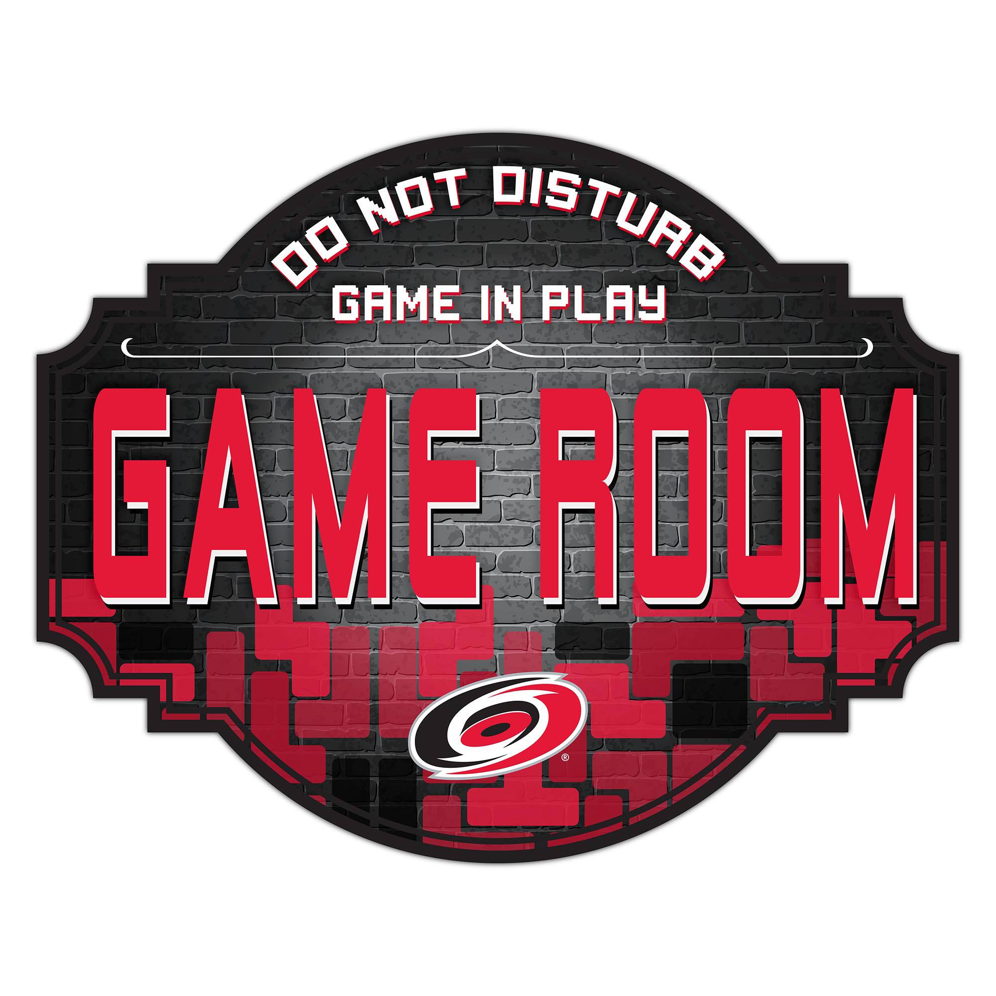 Carolina Hurricanes 12'' Game Room Tavern Sign
