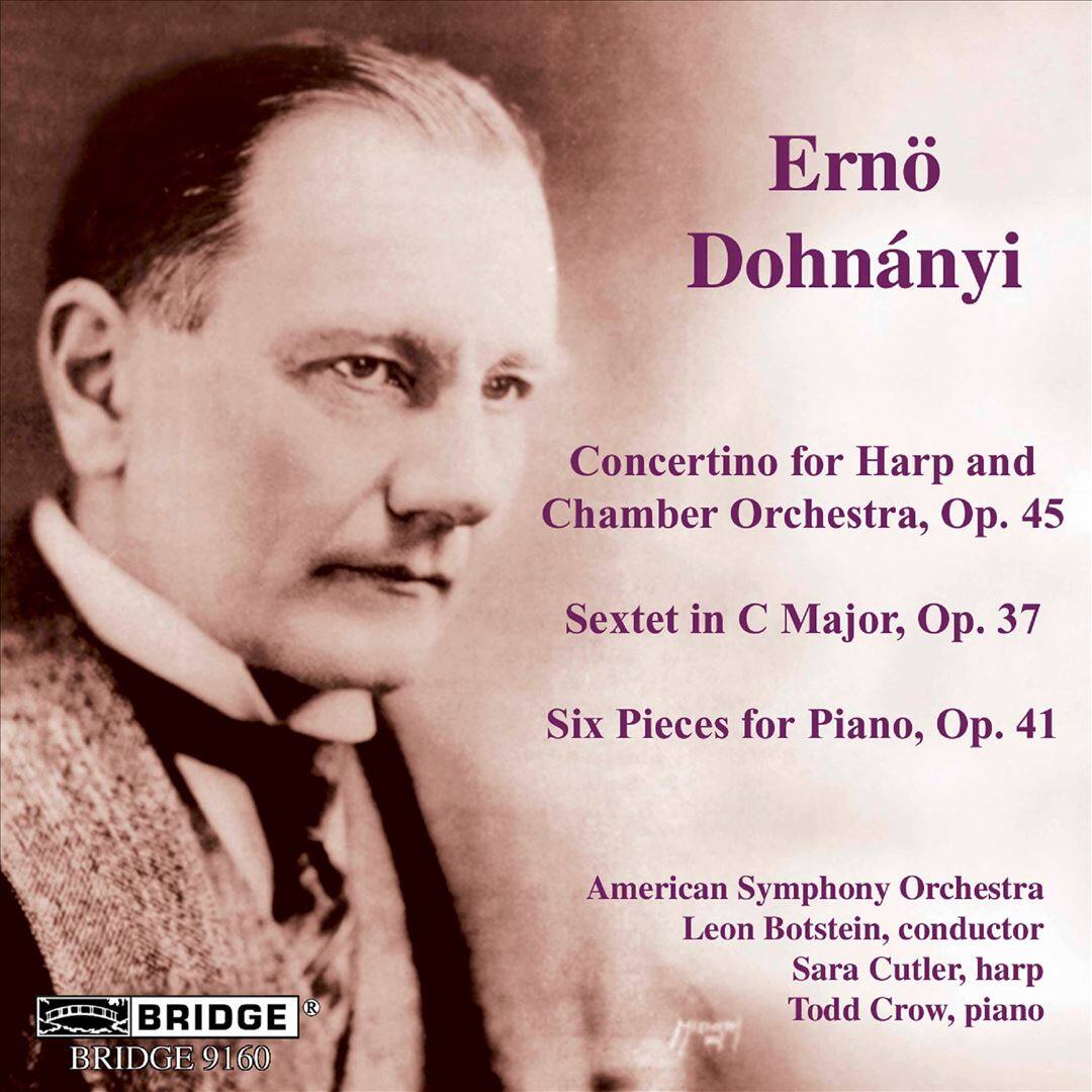 Ernö Dohnányi: Concertino for Harp and Chamber Orchestra; Sextet in C major; Six Pieces for Piano [CD] price history on PriceWatchPro
