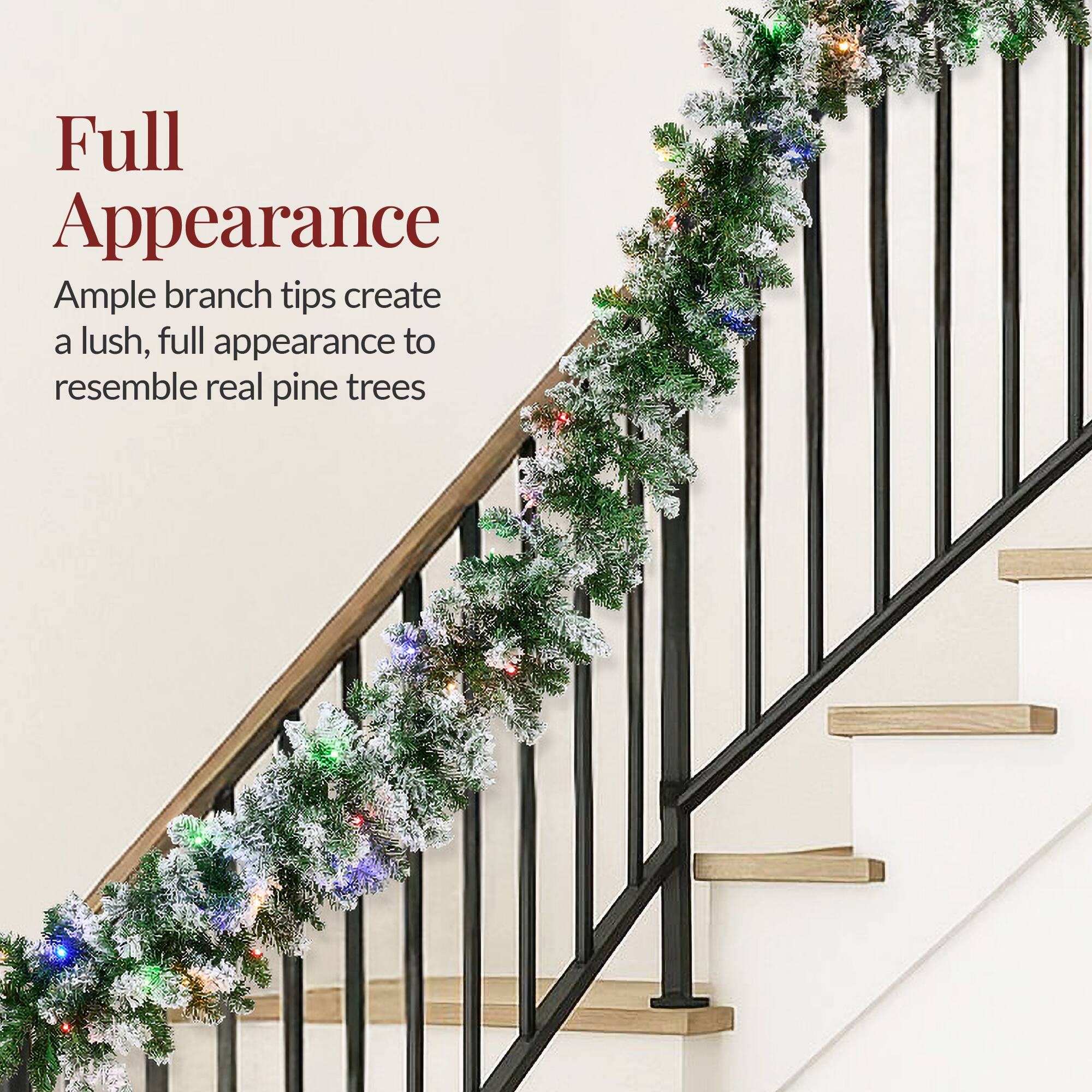 Full Appearance

Ample branch tips create a lush, full appearance to resemble real pine trees