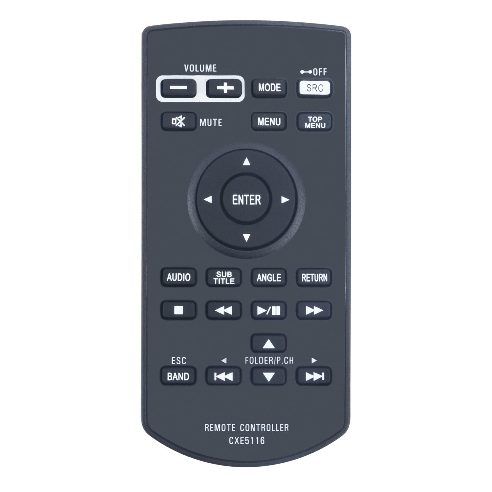 ALLIMITY - Replacement Remote Control CXE5116 sub AVH310EX/AVH-310EX, Fit for PIONEER Receiver AVHP1400DVD AVH1450 AVH1450DVD - Black