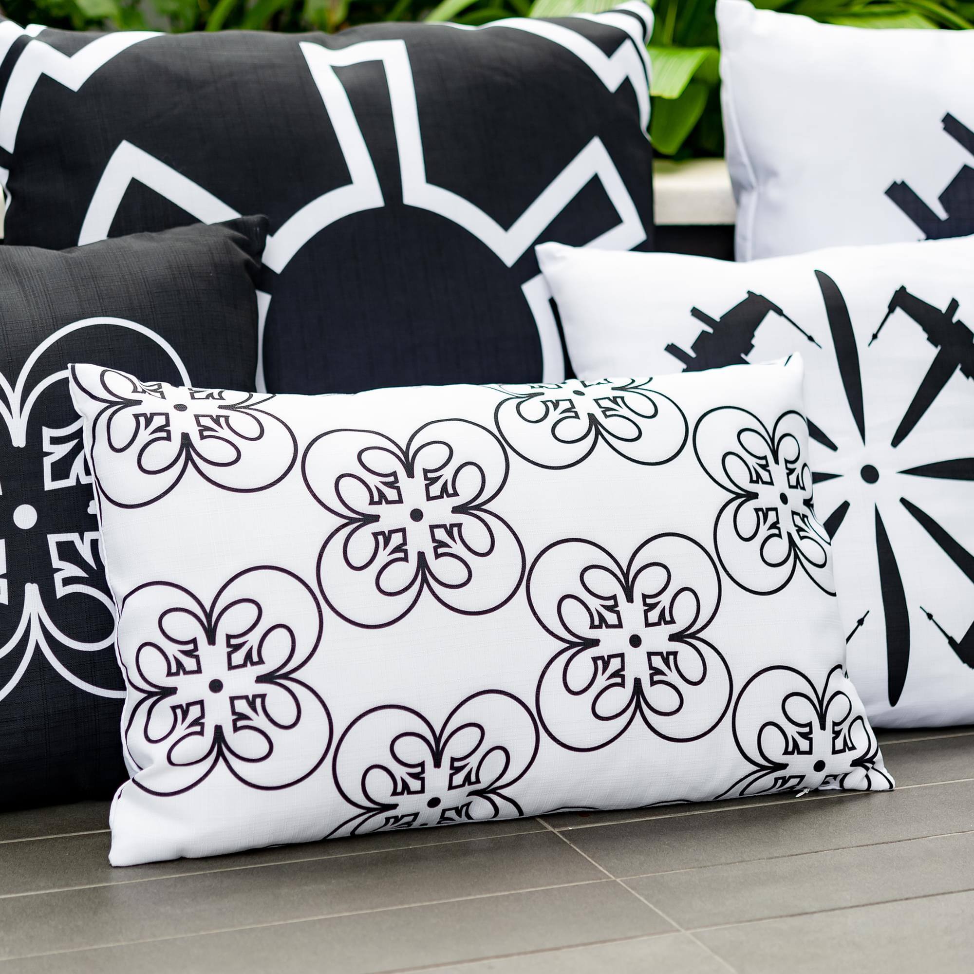 Alt View 4. Star Wars - Star Wars Lumbar Throw Pillow | Black Rebel Symbol Design | 15 x 24 Inches - Black.