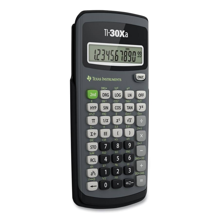 Texas Instruments 30xa Texas Instruments 30XA/TBL/1L1/H TI 30XA 10 Digit LCD Scientific ...