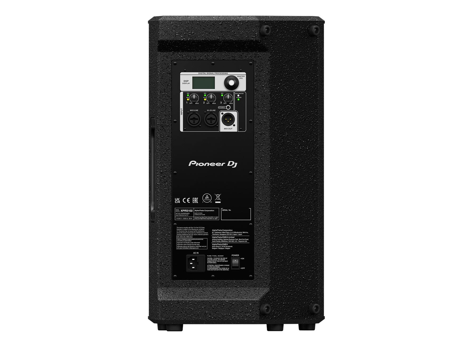 Alt View 13. Pioneer DJ - XPRS102 10″ Full-Range Active Loudspeaker - Black.