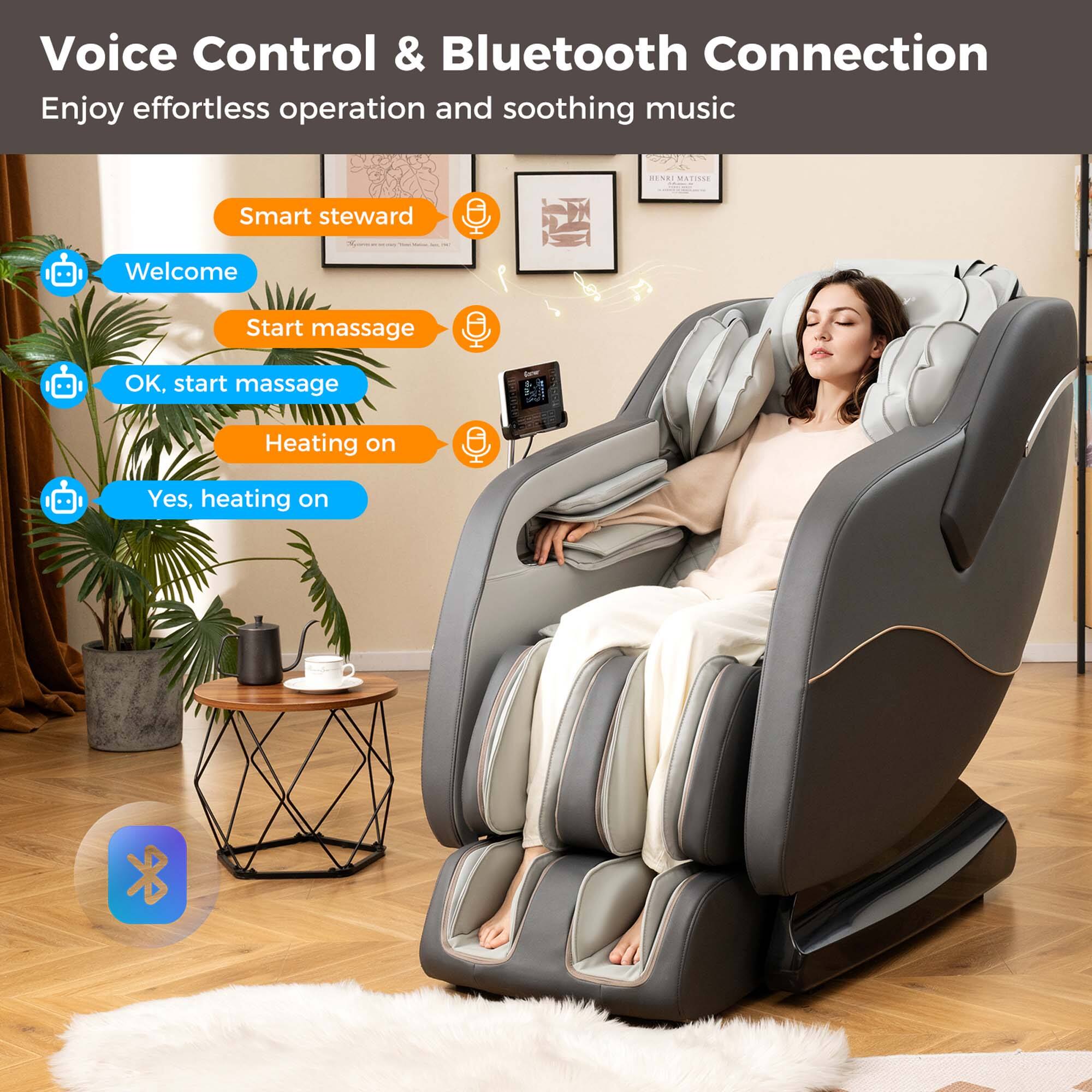 Voice Control & Bluetooth Connection: Enjoy effortless operation and soothing music.