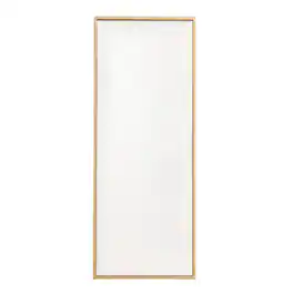 Elegant Decor - Metal frame rectangle mirror 14 inch - Brass