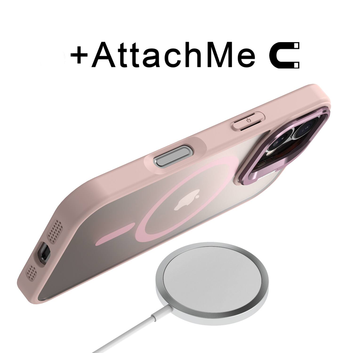 Alt View 2. baseline - baseline InFrame MagSafe Case with Kickstand for Apple iPhone Air 6.5'' - Pink - Pink.
