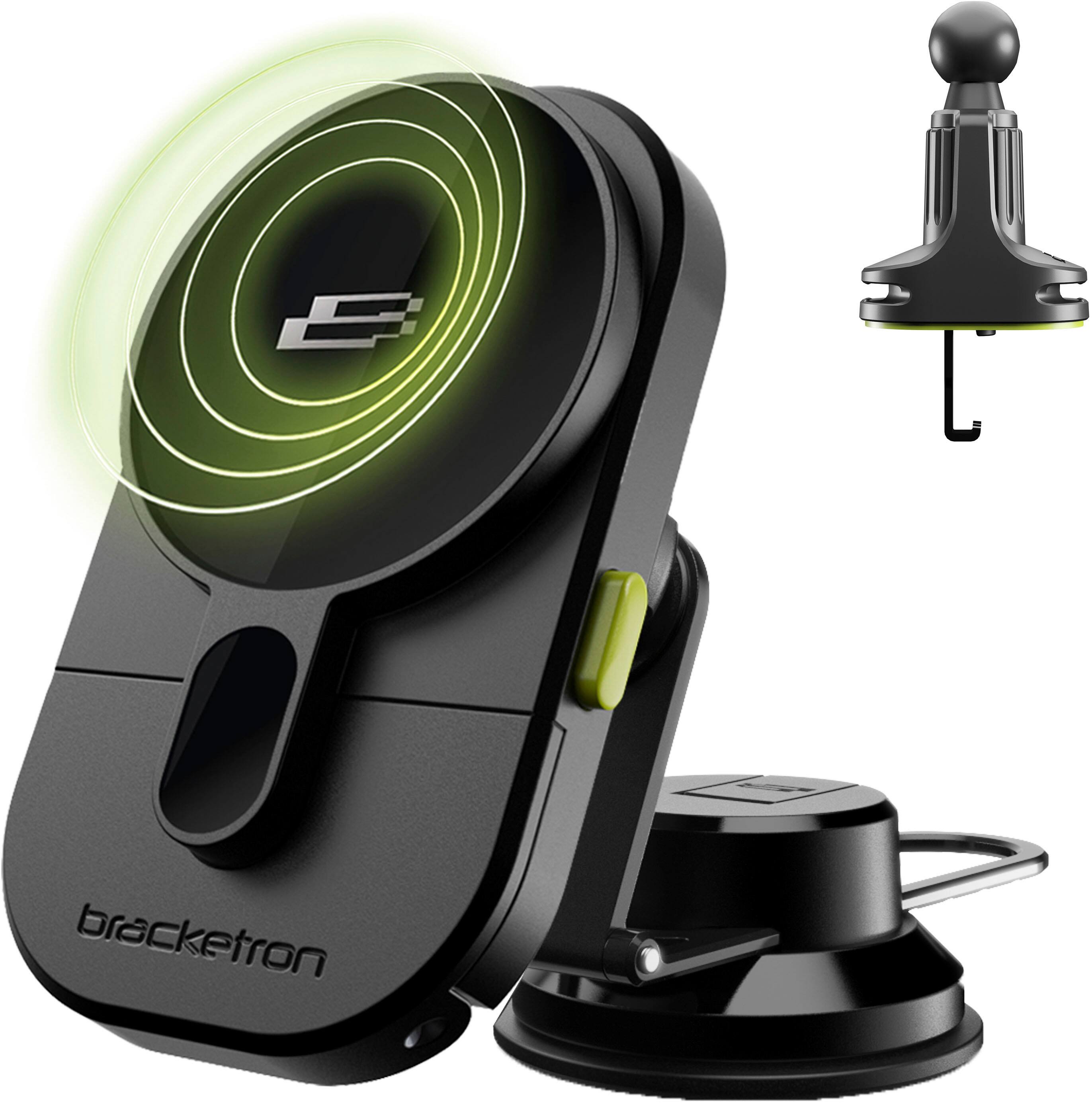 Bracketron - PwrUp MagAlign Dash, Display & Vent Mnt - Black